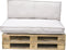 In The Mood Collection Mick Palletkussens - L120 x B80/40 x H12 cm - Beige