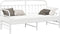 vidaXL - Ligbedframe - met - uittrekbed - Wit - 75x190 - cm - Staal