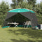 vidaXL - Camping - Muggennet - met - Deur - Groen - voor - 4 - Personen - - - Waterdicht