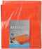 Bouwzeil/afdekzeil 2x3 meter Oranje