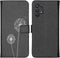 iMoshion Hoesje Geschikt voor Samsung Galaxy A32 (5G) Hoesje Met Pasjeshouder - iMoshion Design Softcase Bookcase - Zwart / Dandelion