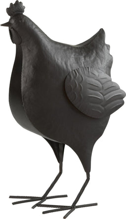 J-Line figuur Kip - metaal - zwart - large