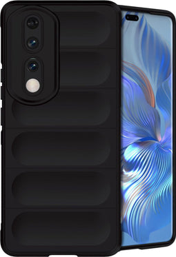 iMoshion Hoesje Geschikt voor Honor 90 Pro Hoesje Siliconen - iMoshion EasyGrip Backcover - Zwart