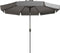 Madison - Parasol Flores Rond - 300cm - Lichtgrijs