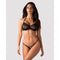Obsessive - Iliosa 2-delige Open Kruis Set - Zwart