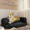 vidaXL - Hondenmand - met - ergonomisch - schuim - 60x42 - cm - kunstleer - bruin