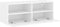 vidaXL - Tv-wandmeubel - 80x30x30 - cm - bewerkt - hout - wit