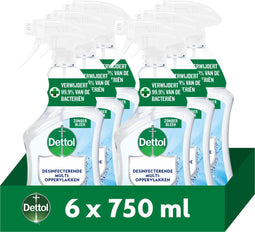 Dettol Allesreiniger Spray Cleanser 750ml - Voordeelverpakking (6 stuks)