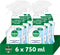 Dettol Allesreiniger Spray Cleanser 750ml - Voordeelverpakking (6 stuks)