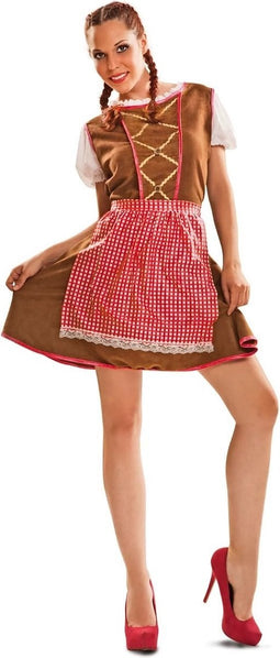 Tiroolse Oktoberfest Jurk Dames Belinda - Maat M/L