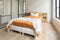 Tiseco - Deken SAHARA - plaid met franjes - bedsprei - 250x260 cm - Ivoor