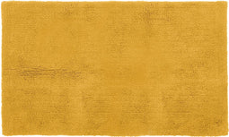 Tiseco Home Studio - Badmat RIVA - - 100% katoen - antislip - Rechthoek - 60x100 cm - Yellow sunflower