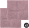 Tiseco Home Studio - Badmat RIVA - SET/2 - 100% katoen - antislip - Vierkant - 60x60 cm - Mauve