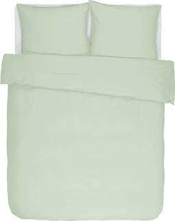 Tiseco Home Studio - Dekbedovertrek IRIS - 100% katoen - tweepersoons - 220x240 cm - Munt