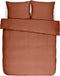Tiseco Home Studio - Dekbedovertrek IRIS - 100% katoen - tweepersoons - 220x240 cm - Auburn