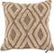 Tiseco Home Studio - Kussen (gevuld) SAHARA CONTRAST - 45x45 cm - Taupe