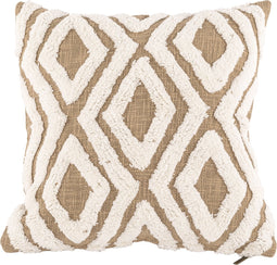 Tiseco Home Studio - Kussen (gevuld) SAHARA CONTRAST - 45x45 cm - Zand