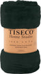 Tiseco Home Studio - Plaid COSY - microflannel - 220 g/m² - 150x200 cm - Zwart