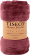 Tiseco Home Studio - Plaid COSY - microflannel - 220 g/m² - 150x200 cm - Granaatappel