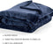 Tiseco Home Studio - Plaid COSY - microflannel - 220 g/m² - 150x200 cm - Blue signa