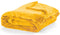 Tiseco Home Studio - Plaid COSY - microflannel - 220 g/m² - 180x220 cm - Yellow sunflower