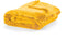 Tiseco Home Studio - Plaid COSY - microflannel - 220 g/m² - 240x220 cm - Yellow sunflower