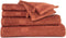 TISECO HOME STUDIO - Washand RIVA - SET/24 - 100% katoen - 450 g/m² - met ophanglus - 100% katoen - superzacht en zeer absorberend - 15x21 cm - Terra