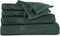 TISECO HOME STUDIO - Washand RIVA - SET/24 - 100% katoen - 450 g/m² - met ophanglus - 100% katoen - superzacht en zeer absorberend - 15x21 cm - Donkergroen