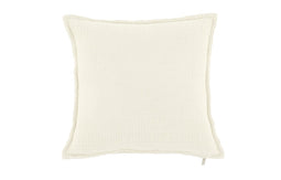 Tiseco - Kussen (gevuld) SUZETTE - Vierkant - 45x45 cm - Ivoor
