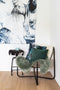 Tiseco - Vloerkleed - imitatie schapenvacht - 60x90 cm - Groen