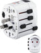 Hama World Travel Pro - Reisstekker - Universele stopcontactadapter voor 150 landen - Wit