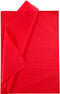 Tissuepapier - Zijdepapier - Crepepapier - Vloeipapier - Rood - Verpakken - Decoreren - Knutselen - 50x70 cm - 14 gram - 10 vellen