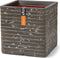 Capi Europe - Bloempot vierkant Row NL - 40x40x40 - Olijfgroen - Opening Ø32 - Voor binnen en buiten - Levenslang garantie - Breukbestendig - 100% Recyclebaar - KRWG903