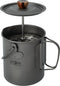 Titanium Billy Can - French Press - Titan Bushcraft
