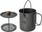 Titanium Billy Can - French Press - Titan Bushcraft