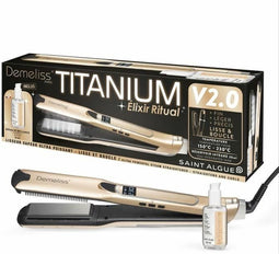 TITANIUM V2 ELIXIR RITUAL DEMELISS stoomrichterbox - 5 temperatuurniveaus - Tank van 30 ml - Tot 230°c