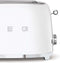 Smeg TSF02WHEU - Broodrooster - 1500W 2 sleuven 6 bruining-niveaus - Wit