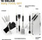 Ozocozy BBQ accessoires - 10-delig - Barbecue gereedschap - Hittebestendige handschoen - Aluminium koffer