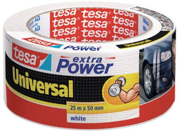 Duct tape tesa extra power uni 25mx50mm wit | 6 stuks