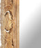 vidaXL - Spiegel - handgesneden - 110x50 - cm - massief - mangohout - bruin