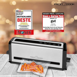 ProfiCook VK 1133 - Vacuümsealer - 800 mbar - Roestvrijstaal