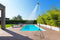 Kinzo Verstelbare Tuindouche - ⌀56 x 160/220CM - Douchekop 6 Waterstanden - Groen/Zilver