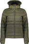 Superdry Classic Fuji Puffer Jas Dames - Slimfit - Capuchon - Maat S
