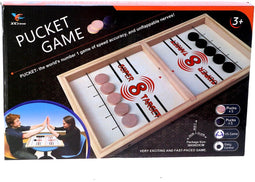 Pucket Game - Bordspel - Voor 2 spelers - Hout en plastic 60 x 40 cm