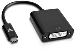 V7 V7UCDVI-BLK - Adapter USB C naar DVI-D - Zwart