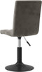 vidaXL - Eetkamerstoelen - draaibaar - 2 - st - fluweel - donkergrijs