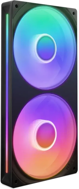 NZXT F240 RGB Core - Ventilator 120mm - 2x Fluid Bearing - Zwart (2 stuks)
