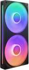 NZXT F240 RGB Core - Ventilator 120mm - 2x Fluid Bearing - Zwart (2 stuks)