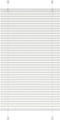 vidaXL - Plissé - rolgordijn - 80x100 - cm - stofbreedte - 79,4 - cm - polyester - wit