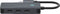 Rapoo USB-C Hub, USB-C naar USB-C, grijs
